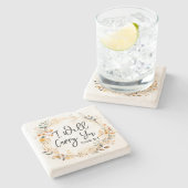 お前を運連れ ストーンコースター (横)