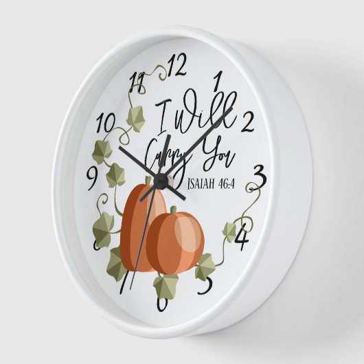 お前を運連れ 壁時計 (傾斜)