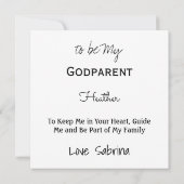 お前を選んだゴッド親生まれたばかりのの提案だ カード (裏面)