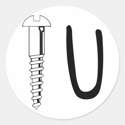 お前を騙せ ラウンドシール (正面)