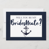 お前エレガントは俺の花嫁付き添いカードか 招待状 (正面)