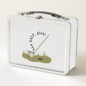 お前ゴルフ女子！メタルランチボックス メタルランチボックス (正面)