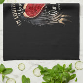 お前パーソナライズされたの翼は準備できたが我々のハート キッチンタオル (折り畳み)