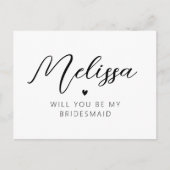 お前パーソナライズされたは俺の花嫁カードか ポストカード (正面)