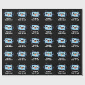 お前マ考えスク私は不機嫌マスおもしろいク・プン・ダークBG ラッピングペーパー (フラット)