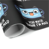 お前マ考えスク私は不機嫌マスおもしろいク・プン・ダークBG ラッピングペーパー (ロールコーナー)