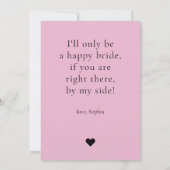 お前ミニマルは俺の花嫁の提案だ 招待状 (裏面)