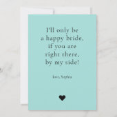 お前ミニマルは俺の花嫁の提案だ 招待状 (裏面)