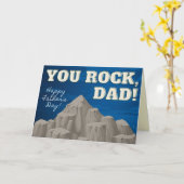 お前ロックパパ!ハッピー父のデイカード カード (黄色い花)