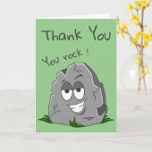 お前ロック!おもしろいありがとう カード (黄色い花)