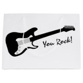 お前ロック！エレククールティギター誕生日抱き枕 ラージペーパーバッグ (正面)