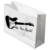 お前ロック！エレククールティギター誕生日抱き枕 ラージペーパーバッグ (正面アングル)