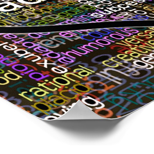 お前向き前の言葉!!! ポスター (角)