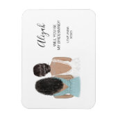 お前図解入りの、写真付きのが俺の花嫁の磁石か マグネット (縦)