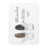 お前図解入りの、写真付きのが俺の花嫁の磁石か マグネット (縦)