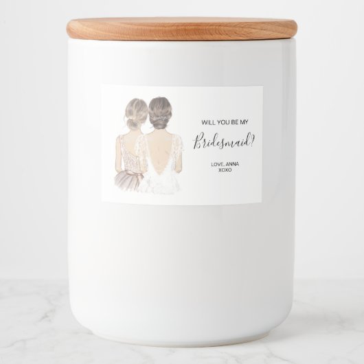 お前図解入りの、写真付きのは俺の花嫁キャンドルラベルか フードラベル (正面)