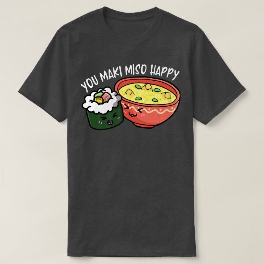 お前巻き味噌ハッピーオタク日本 Tシャツ (デザイン正面)