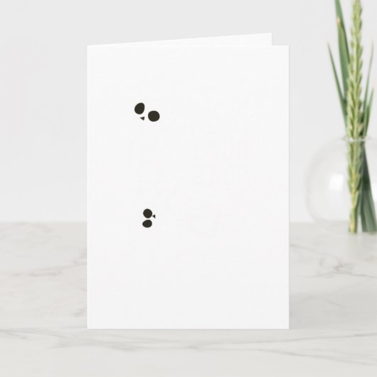 お前得の背骨の怪しいハロウィーン カード (正面)