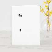 お前得の背骨の怪しいハロウィーン カード (黄色い花)