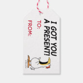 お前得はチキンサンドラボイントン叫ぶプレゼント ギフトタグ (正面)