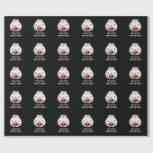 お前得はディムサム・プおもしろいン・ダークBGだ ラッピングペーパー (フラット)