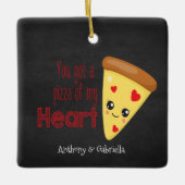 お前得は俺のハートオーナメント セラミックオーナメント (正面)