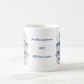 お前忘れが作った違いはな感謝していい コーヒーマグカップ (中央)