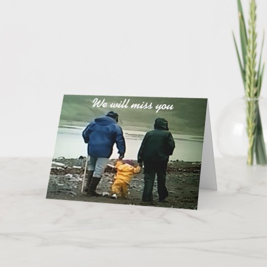 お前恋しく思に祈る最高の カード (正面)