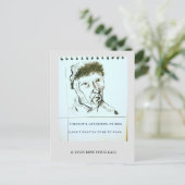 お前恋しく思は、ロックダウン・ユーモア、ヴァン・ゴッホ、クラシック ポストカード (スタンド正面)