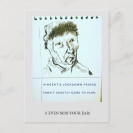 お前恋しく思は、ロックダウン・ユーモア、ヴァン・ゴッホ、クラシック ポストカード