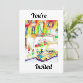 お前招待されは街で一夜を過ごす 招待状 (スタンド正面)