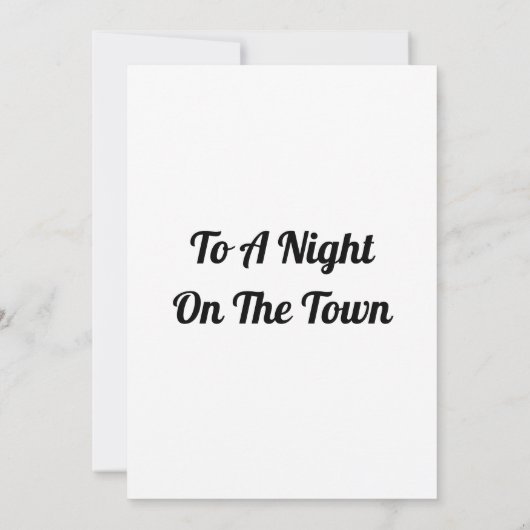 お前招待されは街で一夜を過ごす 招待状 (裏面)