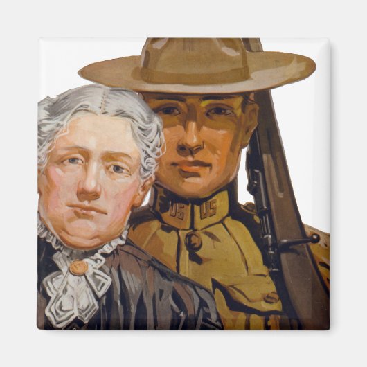 お前救済は俺の息子が戦争に勝つ マグネット (正面)