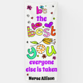 お前最高のだ スクールナースドアデコレーション 横断幕 (縦)