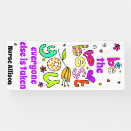 お前最高のだ スクールナースドアデコレーション 横断幕