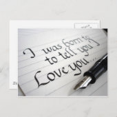 お前生まれに言いたいラブ・ユー ポストカード (正面/裏面)