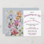 お前素晴らしの年齢のパーティの招待状で 招待状 (正面/裏面)