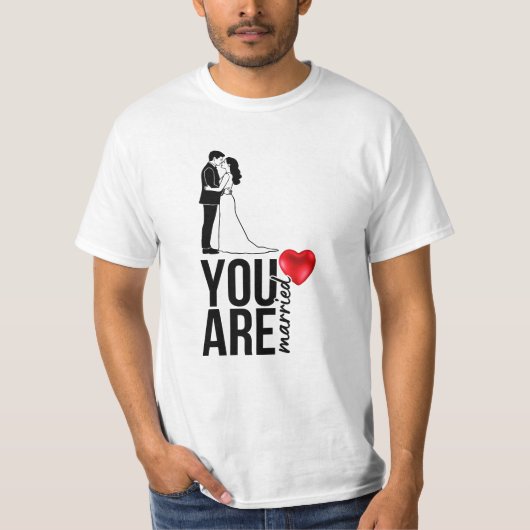 お前結婚した Tシャツ (正面)