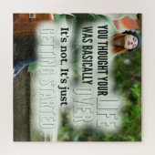 お前考えの人生は終わったパズル ジグソーパズル (横)