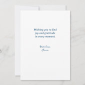 お前考えの満月 サンキューカード (裏面)