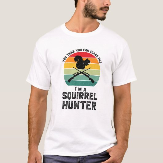 お前考えはリスルハンターリス狩り Tシャツ (正面)