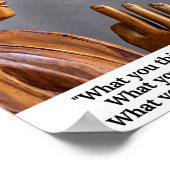 「お前考えは何になる」引用文 ポスター (角)