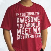 お前考えは弟に会え素晴らしればいいクール Tシャツ