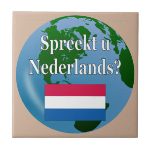 お前話はオランダか?オランダ。国旗とグローブ タイル