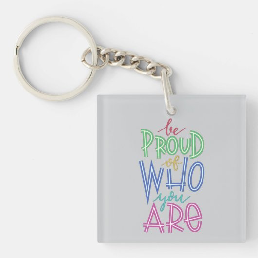 お前誇りを持ったの本性だ キーホルダー (正面)