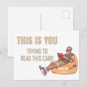 お前読の父の日札だ ポストカード (正面/裏面)