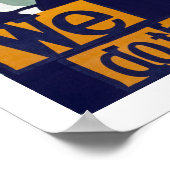 お前買は軍債だ残りは俺たちだ！(縁ど) ポスター (角)