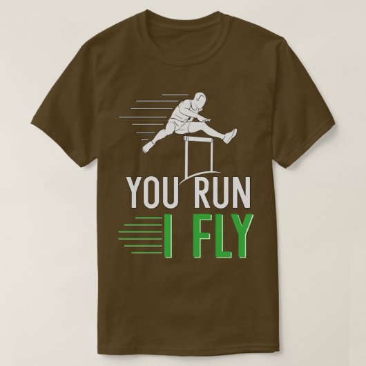 お前走は飛ぶ Tシャツ (デザイン正面)