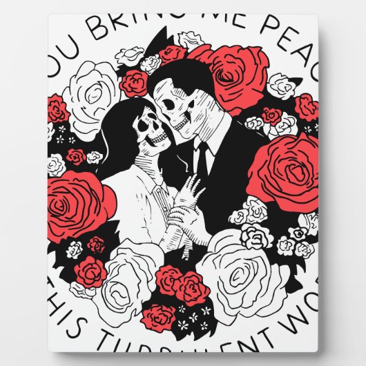 お前達がこの世の中に平和をもたらす フォトプラーク (正面)