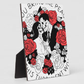 お前達がこの世の中に平和をもたらす フォトプラーク (側面)